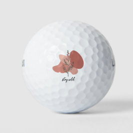 Wild Floral Design Golfballen