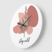 Wild Floral Design Grote Klok (Hoek)