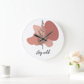 Wild Floral Design Grote Klok (Huis)