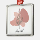 Wild Floral Design Metalen Ornament (Links)