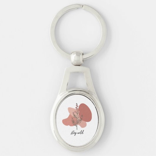 Wild Floral Design Sleutelhanger (Voorkant)
