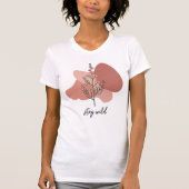 Wild Floral Design T-shirt (Voorkant)