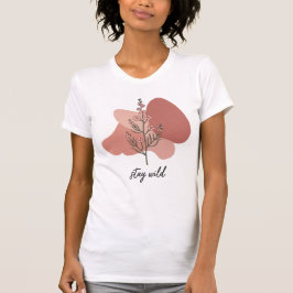 Wild Floral Design T-shirt