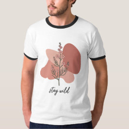 Wild Floral Design T-shirt