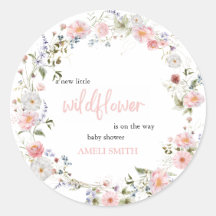 Wild Floral Krans Babyshower