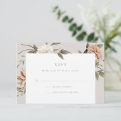 Wild Florals RSVP-kaart RSVP Kaartje (Staand voorkant)