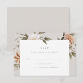 Wild Florals RSVP-kaart RSVP Kaartje (Voorkant / Achterkant)