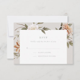 Wild Florals RSVP-kaart RSVP Kaartje