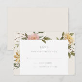 Wild Florals RSVP-kaart RSVP Kaartje (Voorkant / Achterkant)
