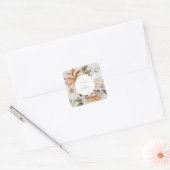 Wild Florals Square Sticker (Envelop)