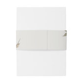 Wild Florals Uitnodiging Belly Band Uitnodigingen Wikkel (Achterkant Voorbeeld)