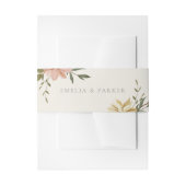 Wild Florals Uitnodiging Belly Band Uitnodigingen Wikkel (Voorkant Voorbeeld)