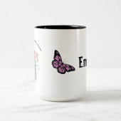 Wild flower blooming tweekleurige koffiemok (Center)