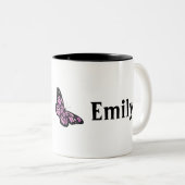 Wild flower blooming tweekleurige koffiemok (Voorkant rechts)