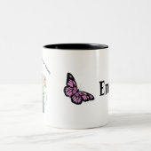 Wild flower blooming tweekleurige koffiemok (Center)