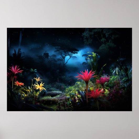 Wild Flower Calm Natuur rustige rust Poster (Voorkant)