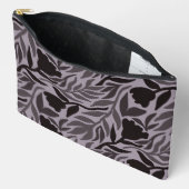 Wild Flower Cascade Zwart & Donkere Lavendel Etui (Open)