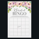 Wild Flower Double Sided Vrijgezellenfeest Games Flyer<br><div class="desc">Het feest begon met dit leuke,  tweezijdige Vrijgezellenfeest Bingo en hoe goed ken je het spel? Verdubbel de lol voor de prijs van één! Bekijk al onze overeenkomende objecten in ons Wild Flower Collectie: https://www.zazzle.com/collections/wildflower-119454796637555602 Bezoek onze website voor meer design en inspiratie: www.creativeuniondesign.com</div>