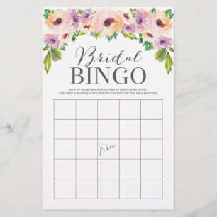 Wild Flower Double Sided Vrijgezellenfeest Games Flyer