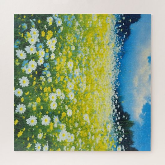 Wild Flower Field. Legpuzzel (Horizontaal)