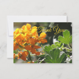 Wild Flower Flat Bedankkaart