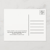 Wild Flower Mason Jar en Lace Baby shower Uitnodiging Briefkaart (Achterkant)