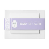 Wild Flower Mason Jar en Lace Baby shower Uitnodigingen Wikkel (Voorkant Voorbeeld)