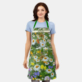 Wild Flower Meadow Aangepast Schort (Gedragen)