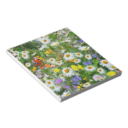 Wild Flower Meadow Notitieblok (Schuin)