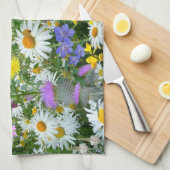 Wild Flower Meadow Theedoek (Quarter Fold)