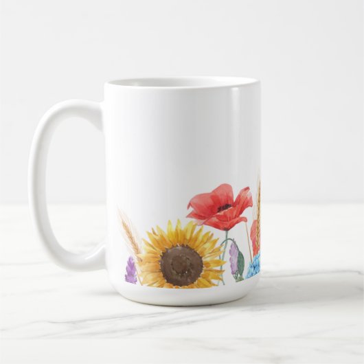 Wild flower, mix and match  koffiemok (Links)