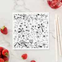 Wild Flower Monochrome