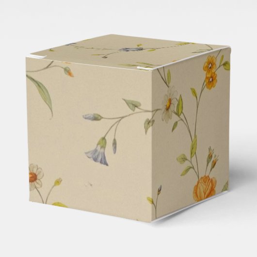 Wild Flower Party Favor Box Bedankdoosjes (Voorkant Zijde)