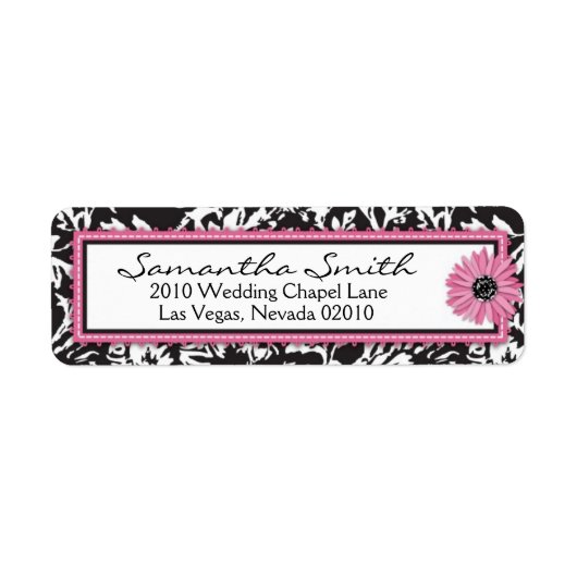 Wild Flower Return-label Etiket (Voorkant)