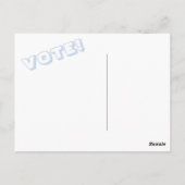 Wild Flower STEMMING Briefkaart (Achterkant)