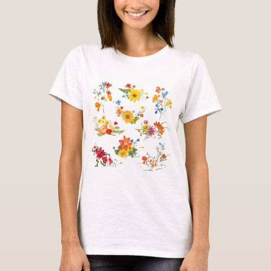 Wild Flower T-shirt (Voorkant)
