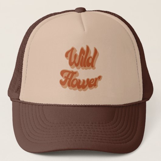 Wild Flower Trucker Hat Trucker Pet (Voorkant)