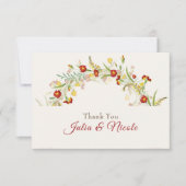 Wild Flower Yellow Marigold Foliage Wedding (Voorkant)