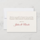 Wild Flower Yellow Marigold Foliage Wedding (Achterkant)