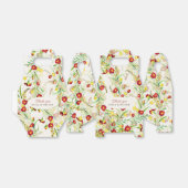 Wild Flower Yellow Marigold Foliage Wedding Bedankdoosjes (Uitgevouwen)