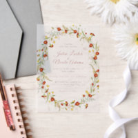 Wild Flower Yellow Marigold Foliage Wedding