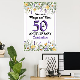 Wild Flowers 50e Jubileum Poster