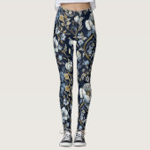 Wild Flowers à la William Morris Leggings (Voorkant)