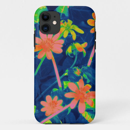 Wild Flowers Abstract Case-Mate iPhone Case (Achterkant)