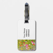 Wild Flowers Bagagelabel (Achterkant verticaal)