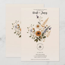 Wild Flowers  Bloemen Bunch Bohemian Bruiloft