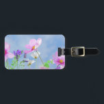 Wild Flowers Blue Sky Bagagelabel<br><div class="desc">Bagagelabel</div>