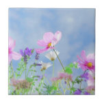 Wild Flowers Blue Sky Tegeltje<br><div class="desc">Tegel</div>