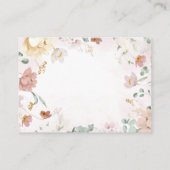 Wild Flowers Book for Baby Enclosure Card Informatiekaartje (Achterkant)