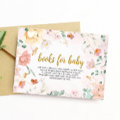 Wild Flowers Book for Baby Enclosure Card Informatiekaartje